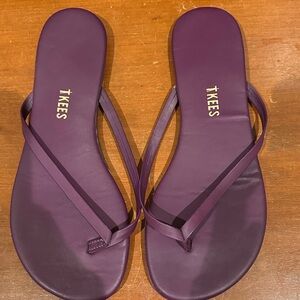 TKEES girls Deep Purple Sandals